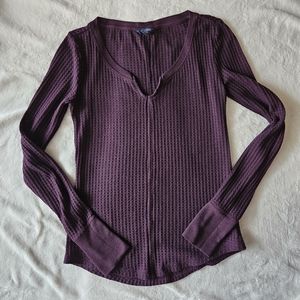 Aeropostale, XS, purple long sleeve thermal